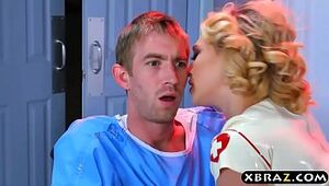 Nurse Kagney Linn Karter cures patient with buttfuck foray bang-out